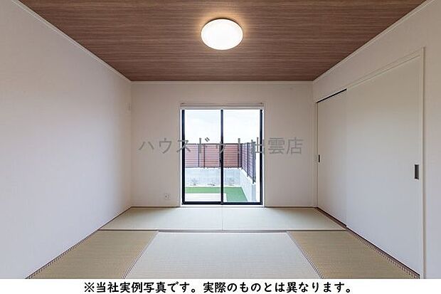 ◆和室イメージ写真◆日本の文化として近年注目を集めている和室。イグサの香りにはリラックス効果もあるとか。家族のくつろぎスペースや来客用スペースとして重宝します。