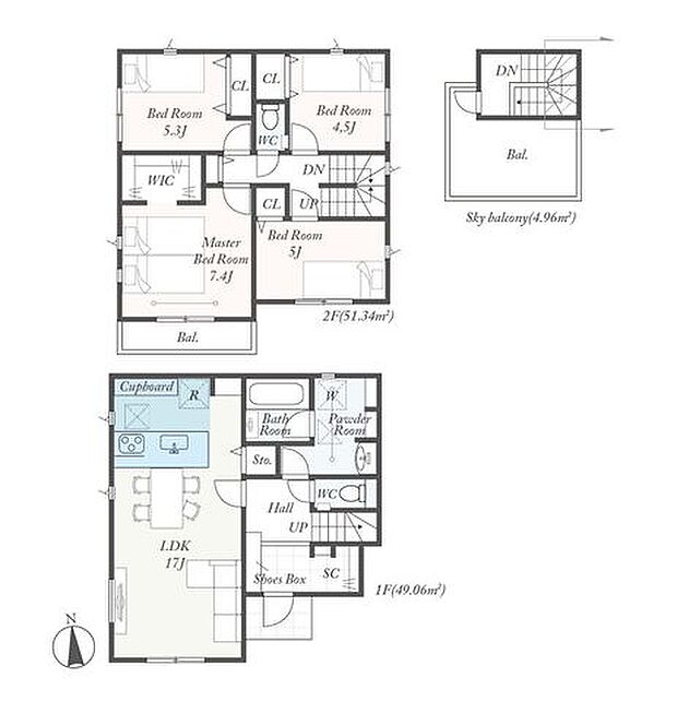※図面と現況が異なる場合は現況優先となります。