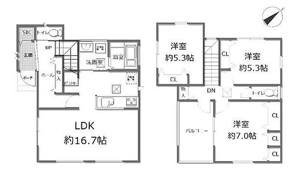 ※図面と現況が異なる場合は現況優先となります。