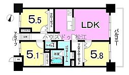 間取図画像 3LDK