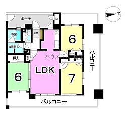 アルファステイツ宍道湖 3LDKの間取図画像