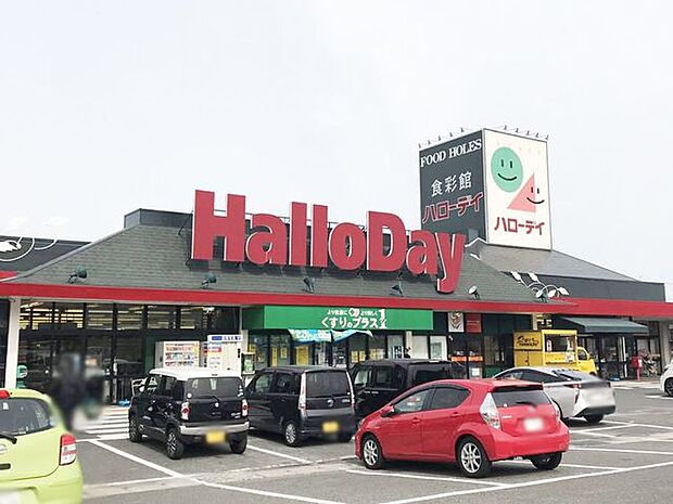 【ハローデイ貫店】10号線大通りに面している為車でも行きやすく、駐車場も広く入りやすいです。よく駐車場で屋台なども出されてます♪ 720m