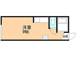 ウイングレジデンス ワンルームの間取図画像