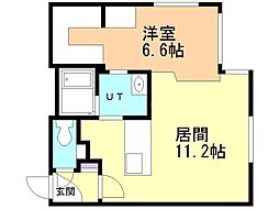 レブニーズザ・レジデンスN21 1LDKの間取図画像