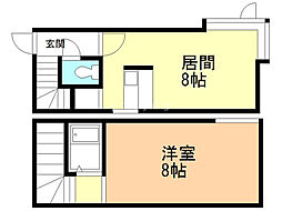 ライフステージN26 1LDKの間取図画像