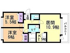 物件の間取り