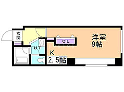 トミイビルNo.16ソシアルトミイ 1Kの間取図画像
