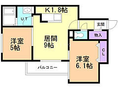 物件の間取り