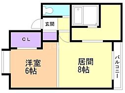 ハイムグーテ 2階