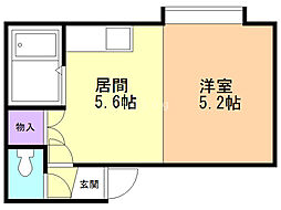 間取図画像 ワンルーム