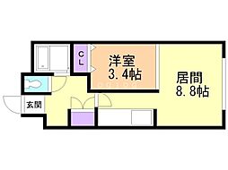 間取図画像 1LDK