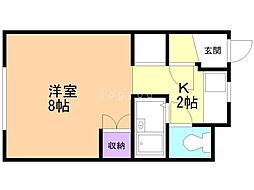 サザンシティ北大 1階