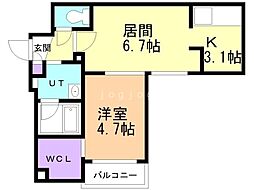 間取図画像 1LDK