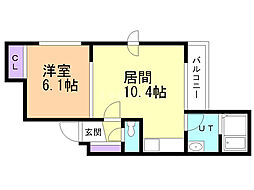 ル・シエル北36 3階/302