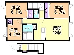 LaTerre新琴似II 2階