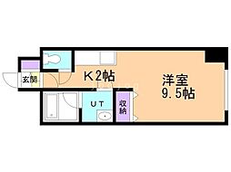 第6松屋ビル 1Kの間取図画像