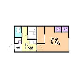 レオパレス新琴似6条 2階