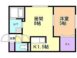 間取図画像 1LDK