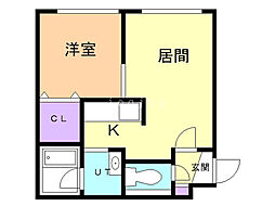 間取図画像 1LDK