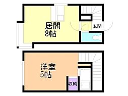クルーズハウス麻生中央2 1LDKの間取図画像