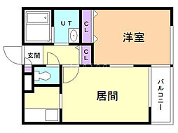 間取図画像 1LDK