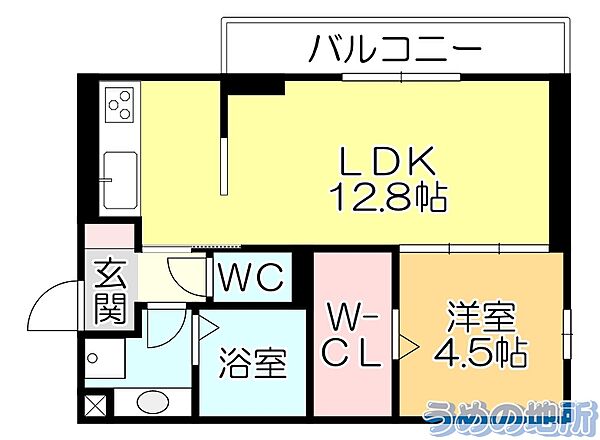 同じ建物の物件間取り写真 - ID:240028642110