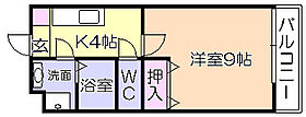 グリーン花水木III 303 ｜ 福岡県久留米市上津町（賃貸アパート1K・3階・30.24㎡） その2