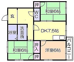 タウニ国分B棟 2階