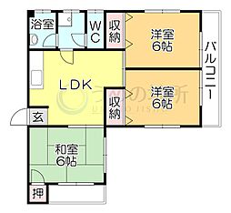プランドール六ツ門II 4階