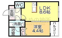 GlanZ六ツ門 1階/102