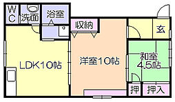 久保ビル（津福今町） 2階/201