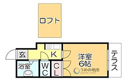 レジデンス津福本町II 1階