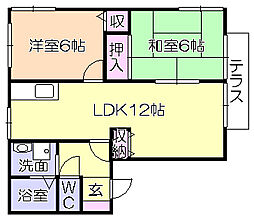 フレグランス大善寺A 1階