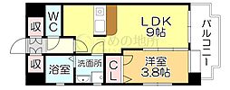 みついビル 1LDKの間取図画像