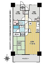 間取図画像 3LDK