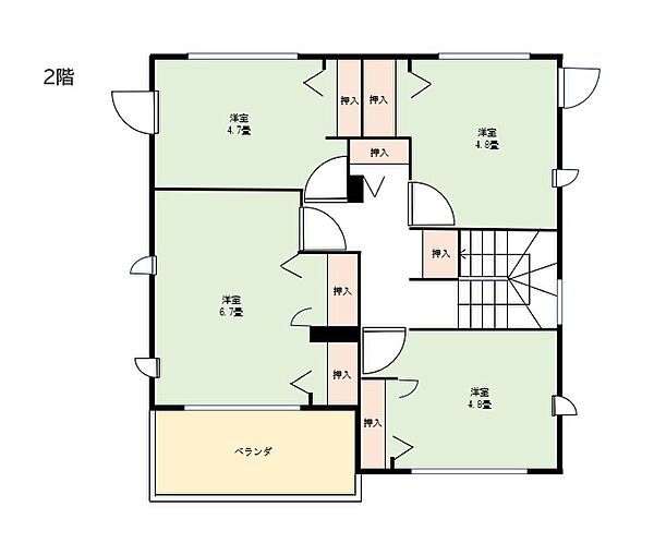 ２F間取り図