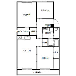 間取図画像 3LDK