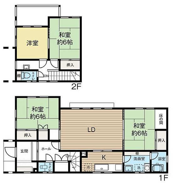間取りを拡大表示