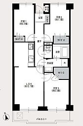 横濱二俣川ファミリーマンション 3LDKの間取図画像