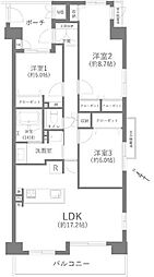 ジークレフ藤沢 3LDKの間取図画像