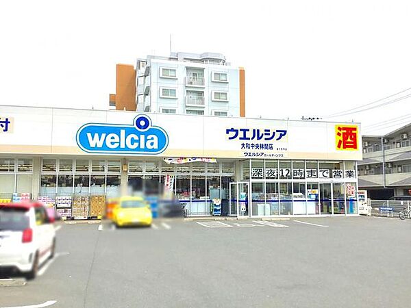 ウエルシア大和中央林間店 徒歩14分。 1100m