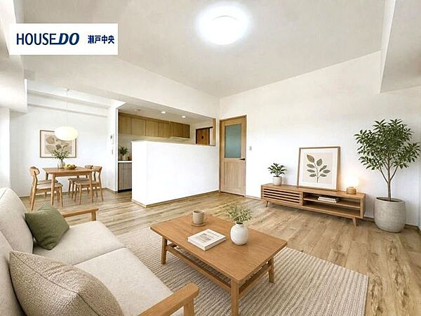 本画像はAIによるCG加工により作成したイメージです。画像内の家具・小物等はイメージであり、実際の現地には設置されておりません。実際の状況につきましては現況を優先とさせていただきます。