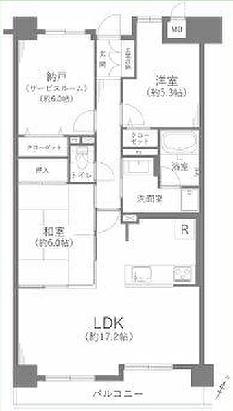 間取り：323000558147