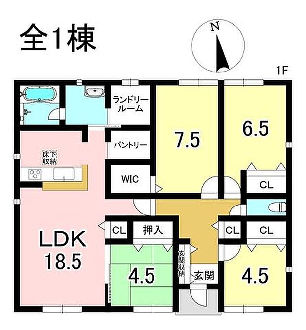 4LDK+S 土地面積268.76m2 建物面積95.58m2