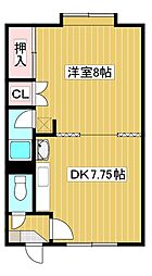 間取図画像 1DK