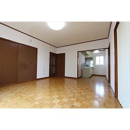 夕陽ヶ丘ハイツ 201 2階3LDKのリビング/ダイニング