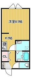 間取図画像 1K