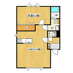 トキワリンクス3 1LDKの間取図画像