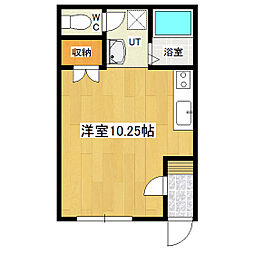 サンクレストハイツB ワンルームの間取図画像