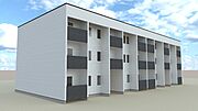 美幌駅より徒歩30分 新築 3階建の賃貸物件